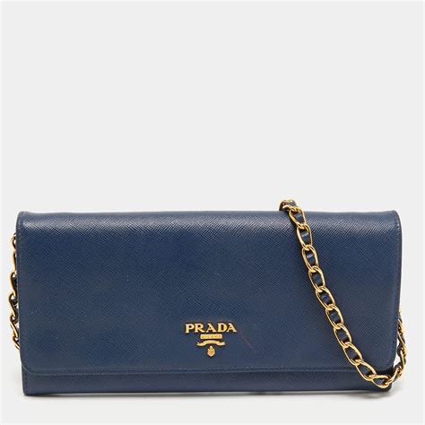 prada wallet blue price|Prada wallet on chain blue.